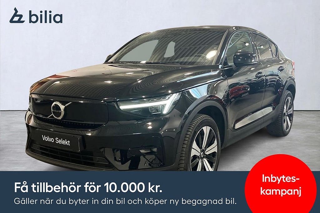 Volvo C40 Recharge Twin Plus, Tonade rutor, Värmepump, Pa...