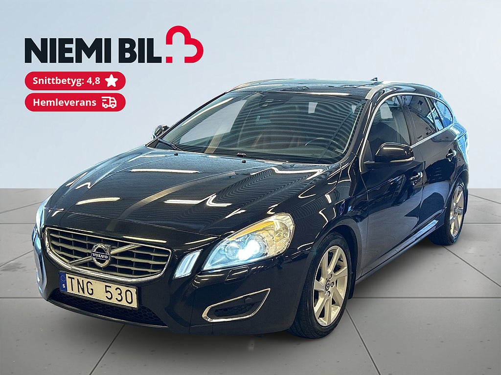 Volvo V60 D3 Summum Drag/MoK-Värm/SoV-Däck/Skinn/KamremBytt/Psens