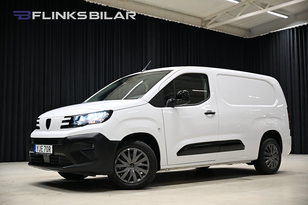 Peugeot Partner 130HK L2 Automat|Drag|Värmare|GPS|Backkamera|NYA|Moms
