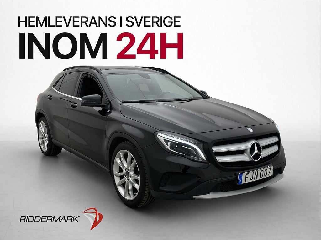 Mercedes-Benz GLA 220 4M Panorama Värmare Kamera Skinn Drag