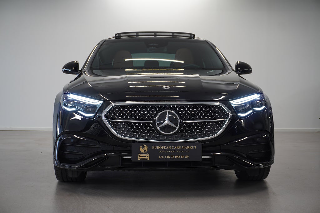 Mercedes-Benz E 200 4MATIC AMG 2025 Fullutrustad Unik specs