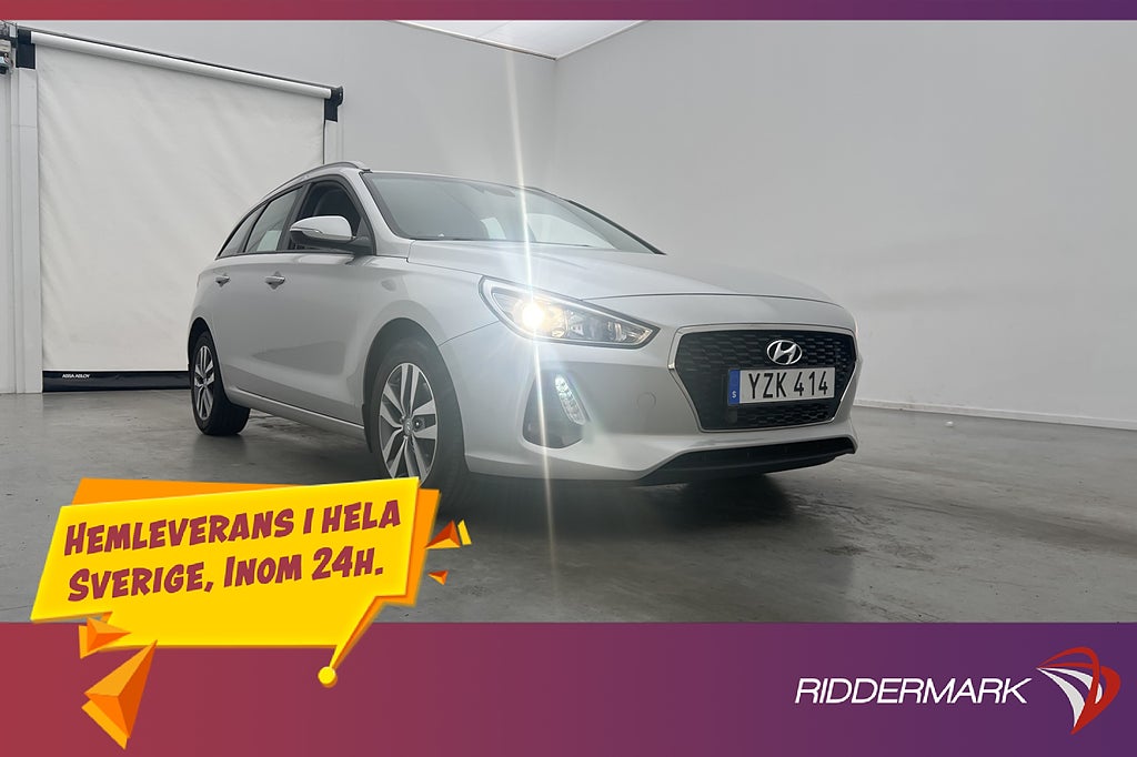Hyundai i30 Wagon 140hk Comfort M-Värmare Rattvärme Sensorer