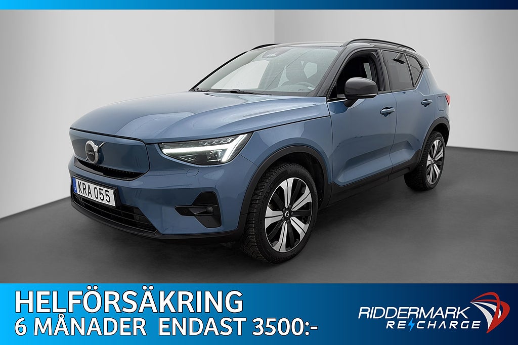 Volvo XC40 Recharge 231hk Plus Kamera Navi BLIS Drag MOMS