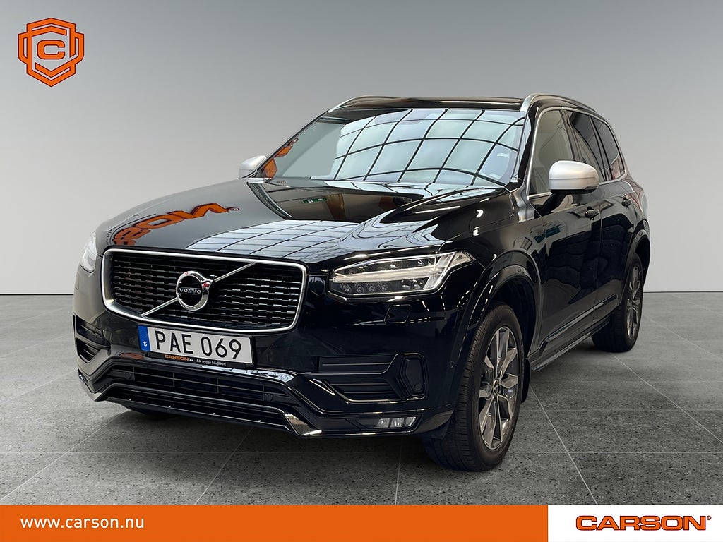 Volvo XC90 T6 AWD 320HK R-Design 7-sits B&W Navi Drag Inkl, Vinterhul