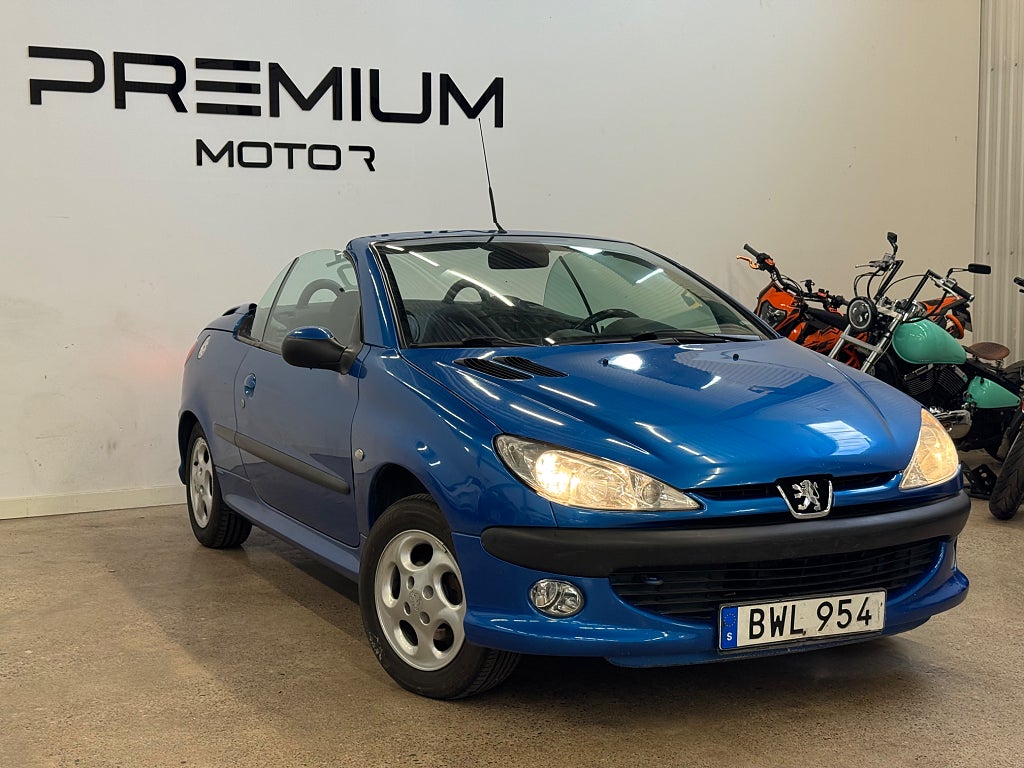 Peugeot 206 CC CC 1.6 Cabriolet, bytt kamrem 109hk