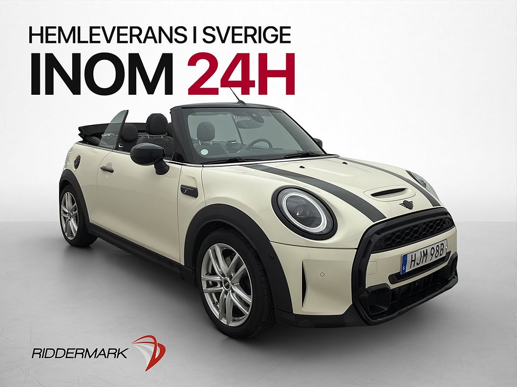 MINI Cooper S Cabrio 178hk harman/kardon Kamera Navi