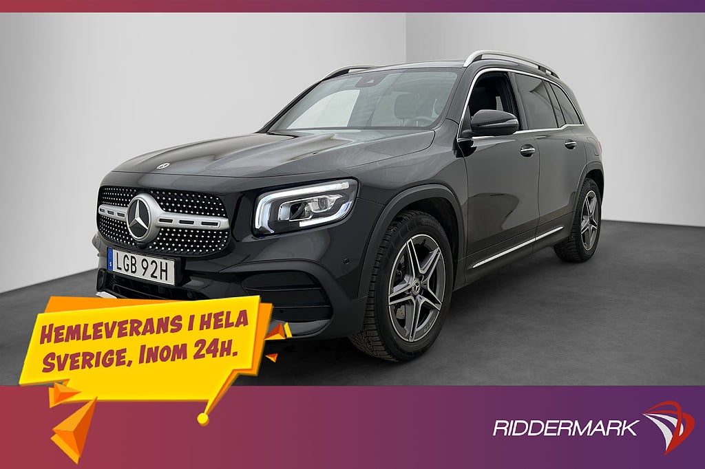 Mercedes-Benz GLB 200 163hk AMG Panorama Kamera Navi Skinn