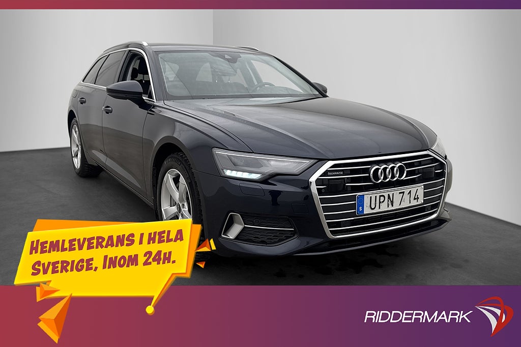 Audi A6 50 TDI 286hk Q Värmare Cockpit HUD Drag Luftfjädring