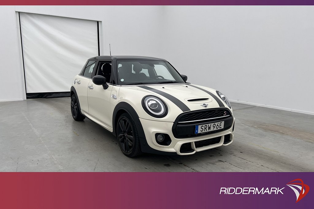 MINI Cooper S 5-dörrars 178hk JCW Skinn Sensorer Keyless