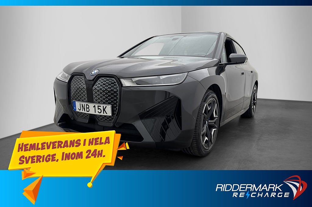 BMW iX xDrive40 326hk Sport Sky H/K Head Up Dragkrok 360°