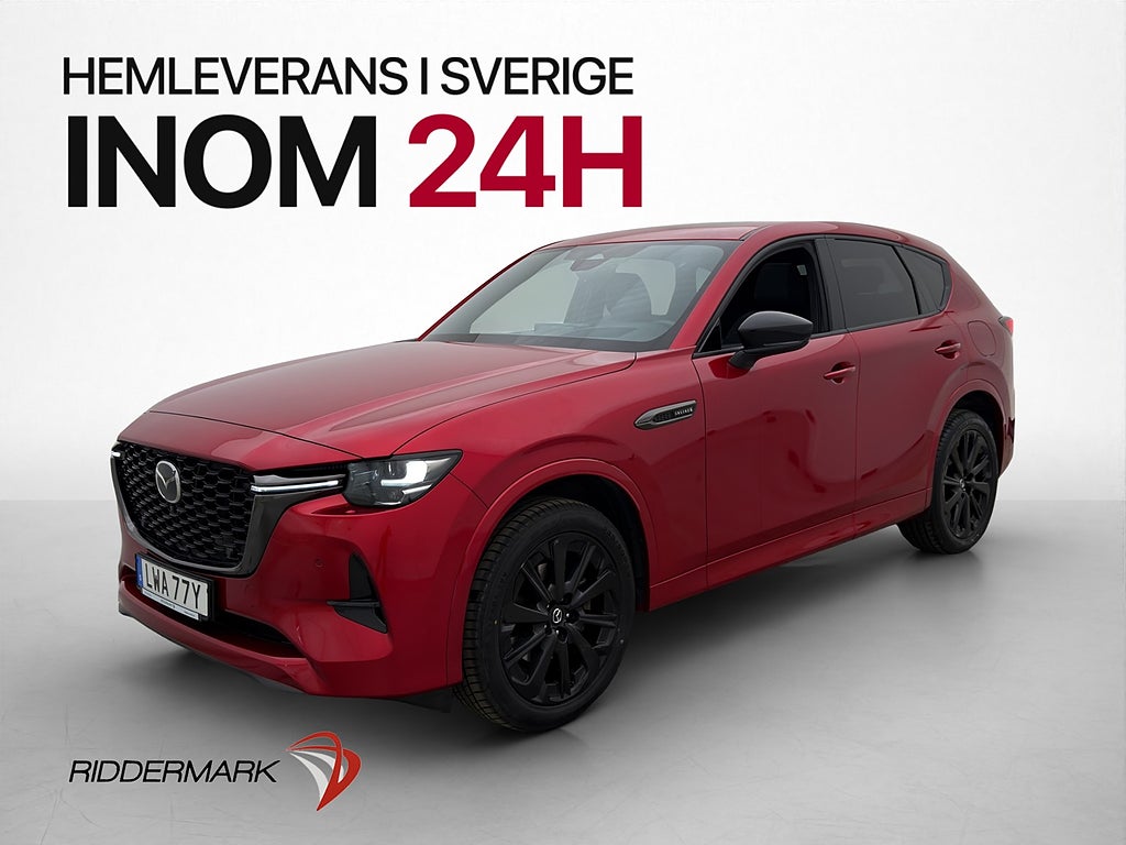Mazda CX-60 AWD Homura Plus Pano Rattvärme 360° CarPlay
