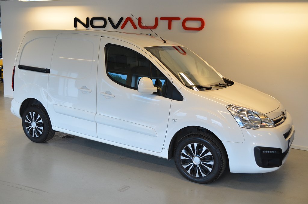 Citroën Berlingo 1.6 BlueHDi EU6 99HK 3-Sits Nyservad Carplay