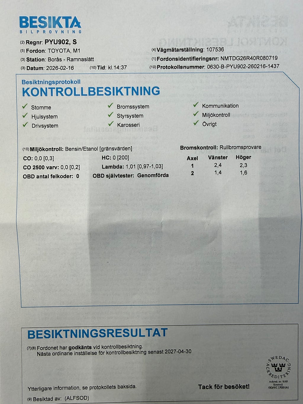 Toyota Verso 1.8 Valvematic Multidrive S Edition 7 Sitsig - miniatyr 20