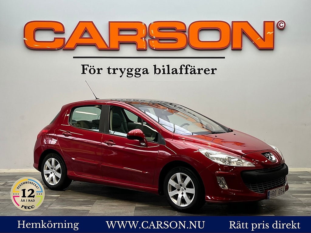 Peugeot 308 4,99% 5-dörrar 1.6 HDi Panorama Dragkrok Kamrem bytt!
