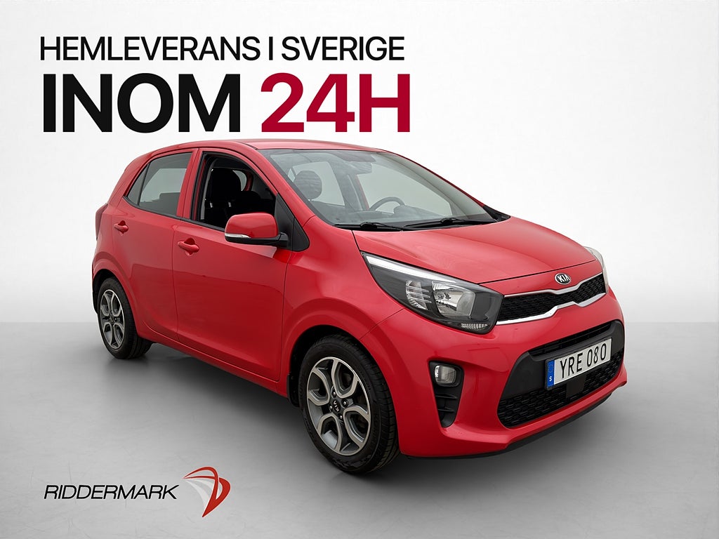 Kia Picanto 1.0 67hk Advance Plus Kamera CarPlay Låg-Skatt