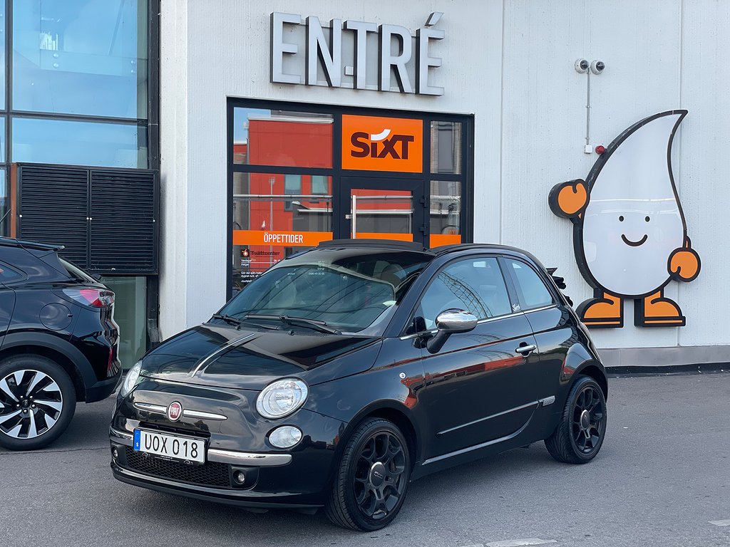 Fiat 500C 0.9 TwinAir Lounge Cab*Gucci Edt* 85hk