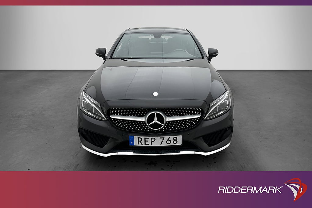 Mercedes-Benz C 220 d Coupé 170hk AMG Kamera Navi Halvskinn