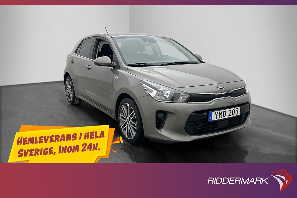 Kia Rio CVVT M-Värmare Kamera Navi CarPlay Drag 99hk