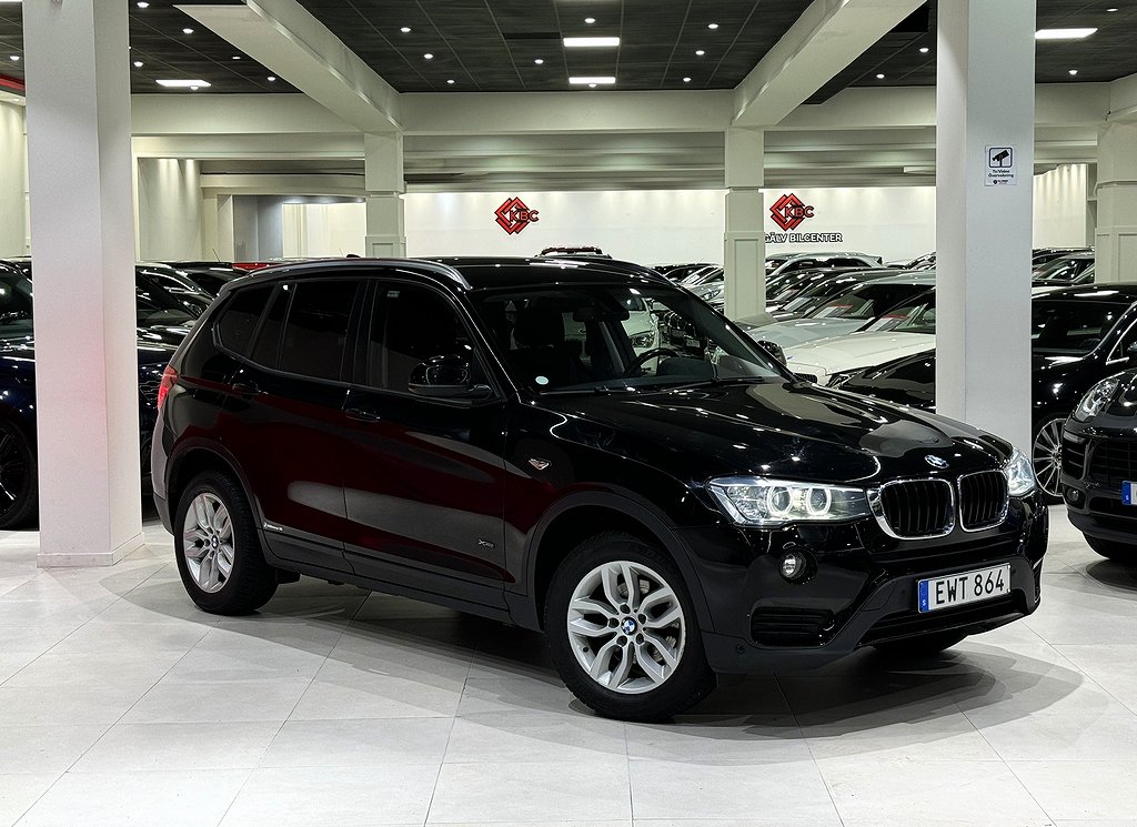 BMW X3 sDrive18d /NyServ/NyBes/Drag/Paddlar/M-Ratt/Euro 6