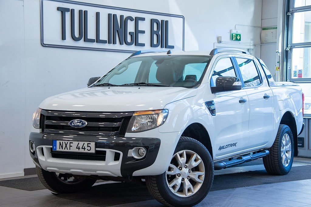 Ford ranger Dubbelhytt 3.2 4x4 Wildtrak Drag Värmare Flaklock MOMS