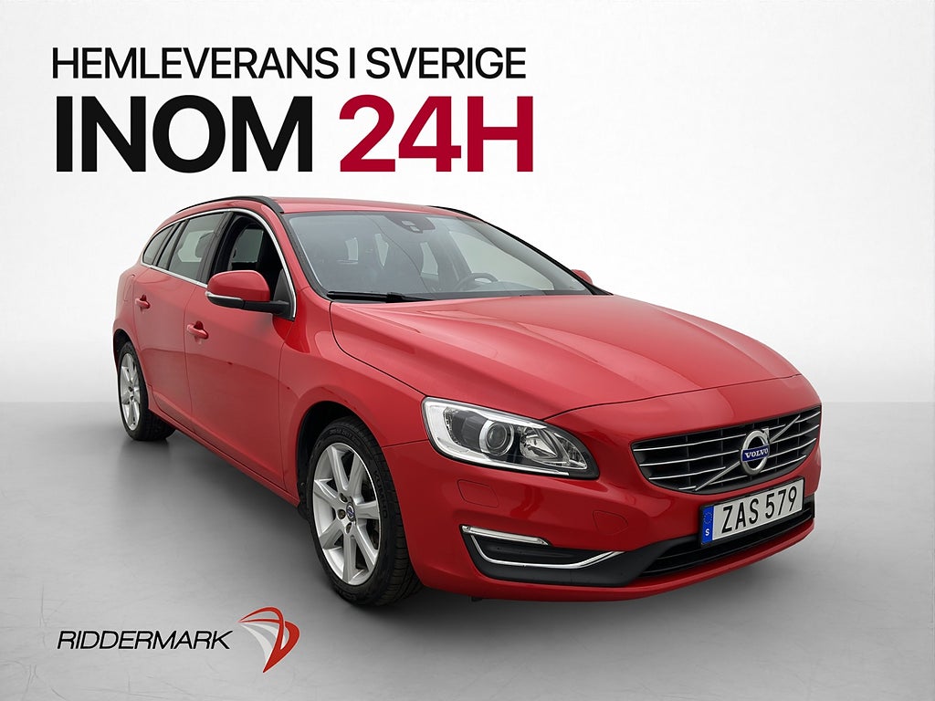 Volvo V60 D3 Momentum VOC Värmare Sensorer Drag Halvskinn