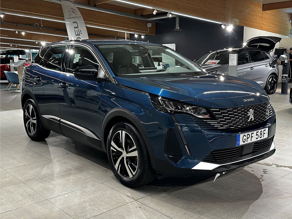 Peugeot 3008 Active PHEV 225hk Aut 12mån-garanti+Vinterhjul