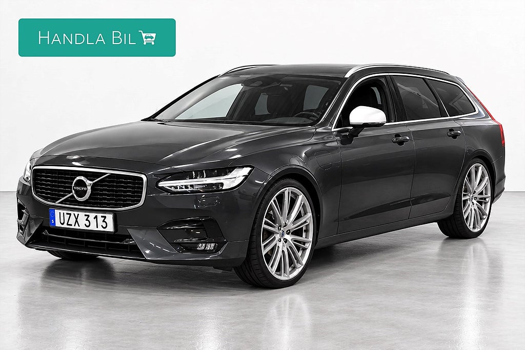 Volvo V90 D4 AWD R-Design D-värm VOC Skinn/Alcantara Klimat Drag