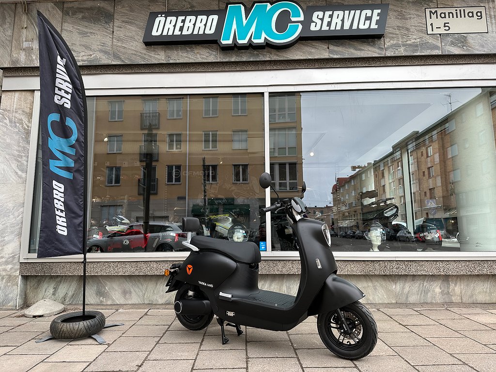 YADEA M6L Mattsvart | ELMOPED |  270kr/mån KÖP ONLINE!
