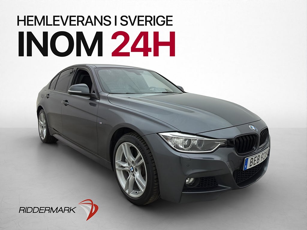 BMW 335i 306hk 2-Bruk M Sport H/K Navi P-sensorer Skinn BT