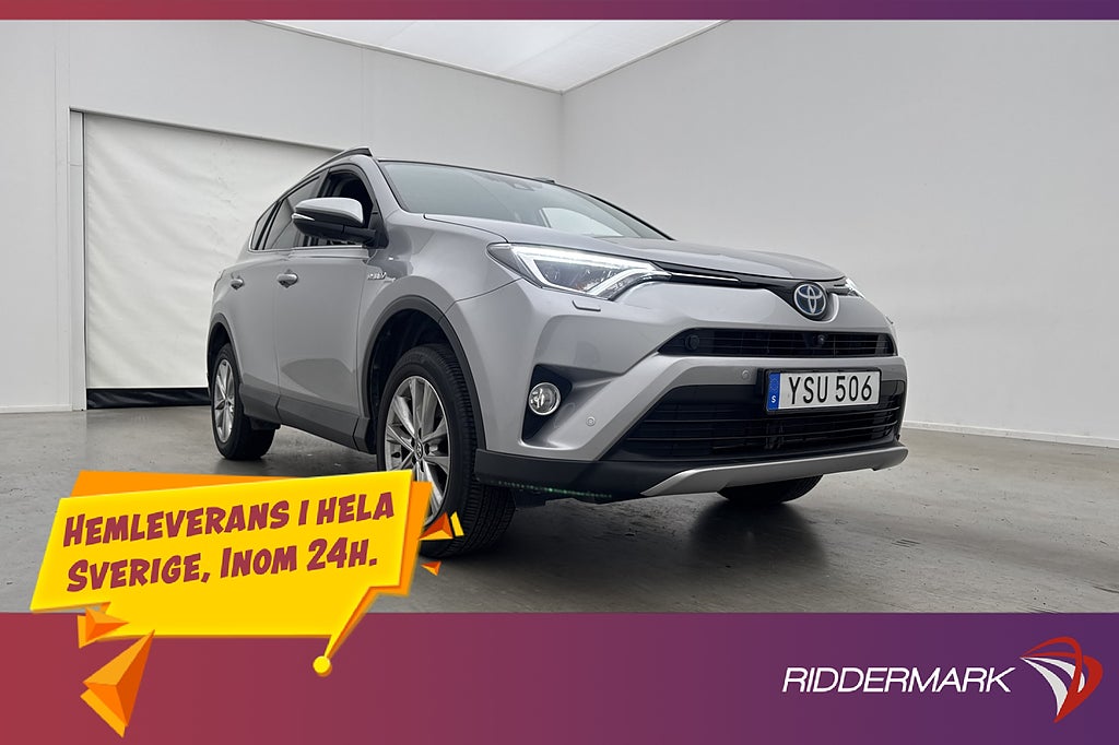 Toyota RAV4 Hybrid AWD Executive Värmare 360° Skinn Drag