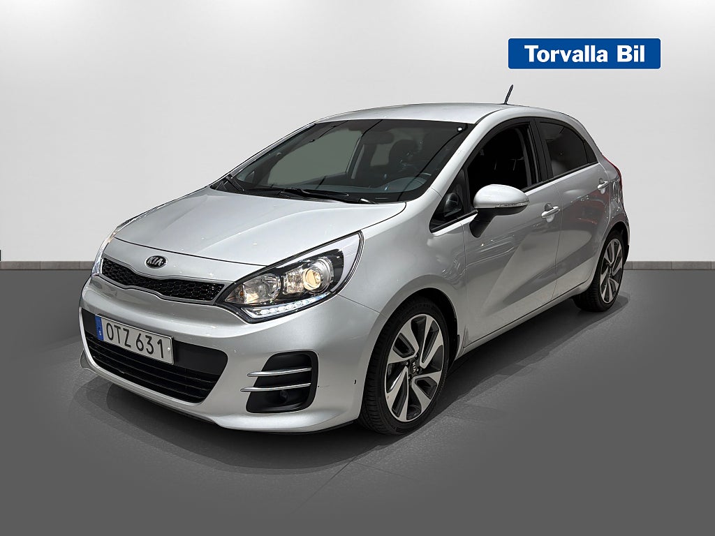 Kia Rio 5-dörrar 1.2 CVVT, Kamera, Navi, Låg mil
