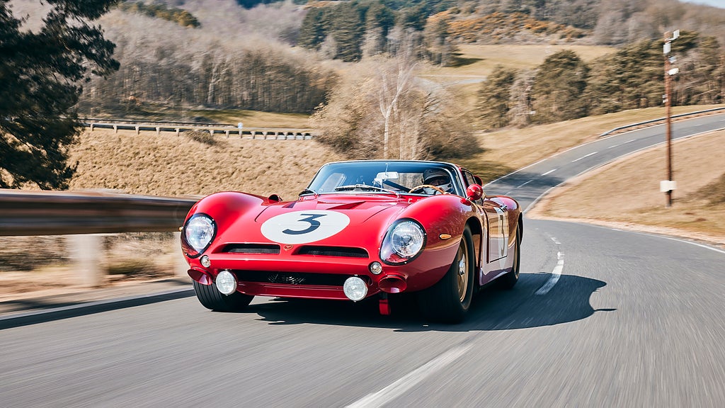 Bizzarrini 5300 GT Revival Corsa har en 5,3-liters V8-motor: Foto Bizzarrini 
