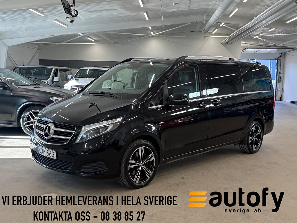 Mercedes-Benz V 250d 4M 3.1t 7G AVANTGARDE 7-SITS D-VÄRM 360-KAM EU6