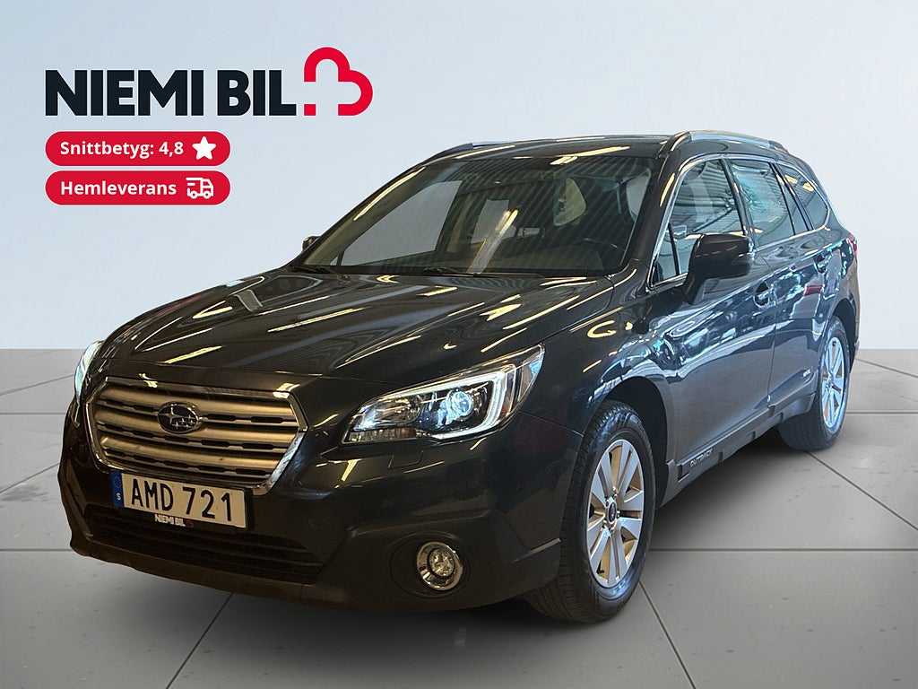Subaru Outback 2.5 4WD Euro 6 Drag/Värmare/Kamera/Sov-däck/Kamkedja