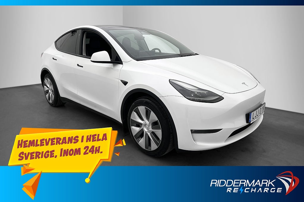 Tesla Model Y Long Range AWD 514hk Autopilot Drag Svensksåld