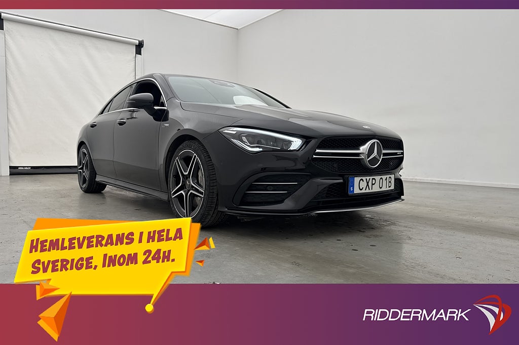 Mercedes-Benz CLA 35 4M AMG Pano Burmester Värmare 1 ÄGARE