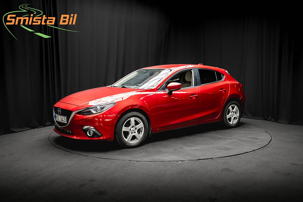 Mazda 3 Sport Optimum LÄDER BOSE HUD P-SENSOR 165hk