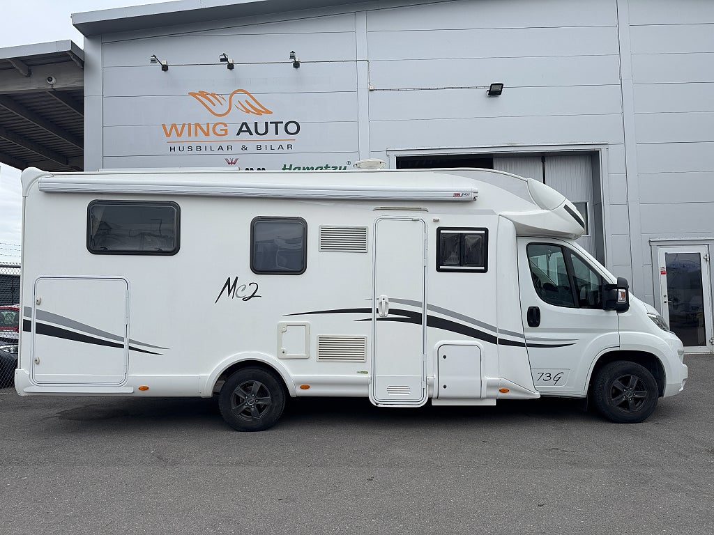 Mc Louis MC2 73G Långbädd & taksäng! Takfläkt! Stort garage! 180HK!