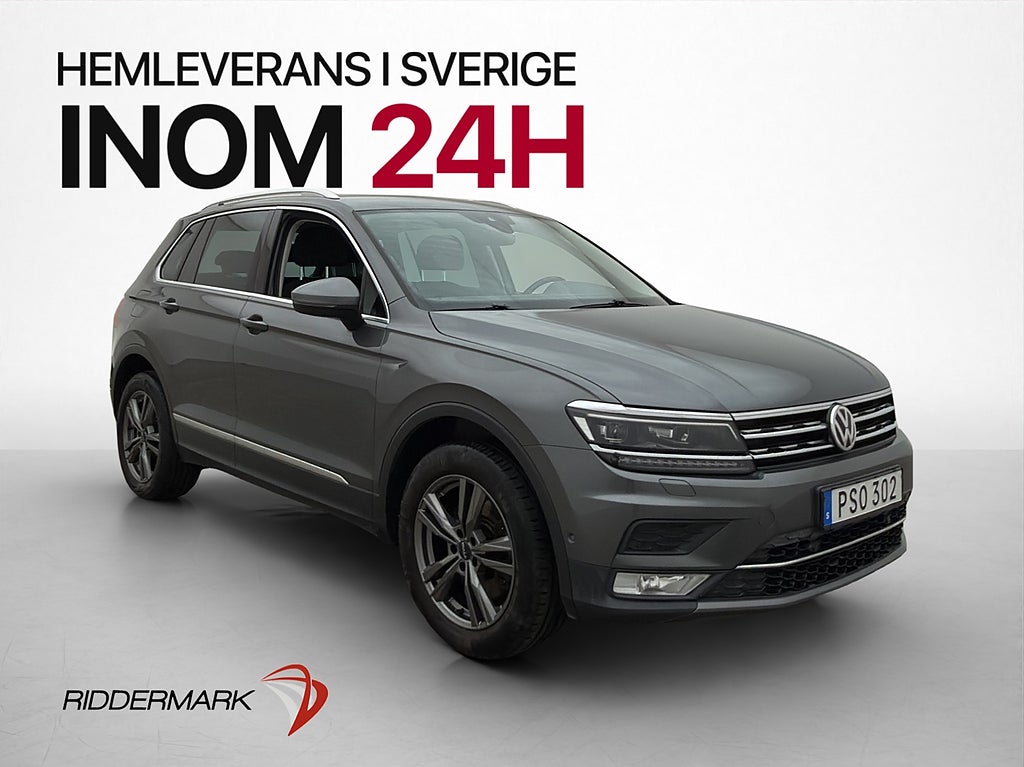 Volkswagen Tiguan 2.0 TDI 4M 190hk GT Cockpit Värmare Drag
