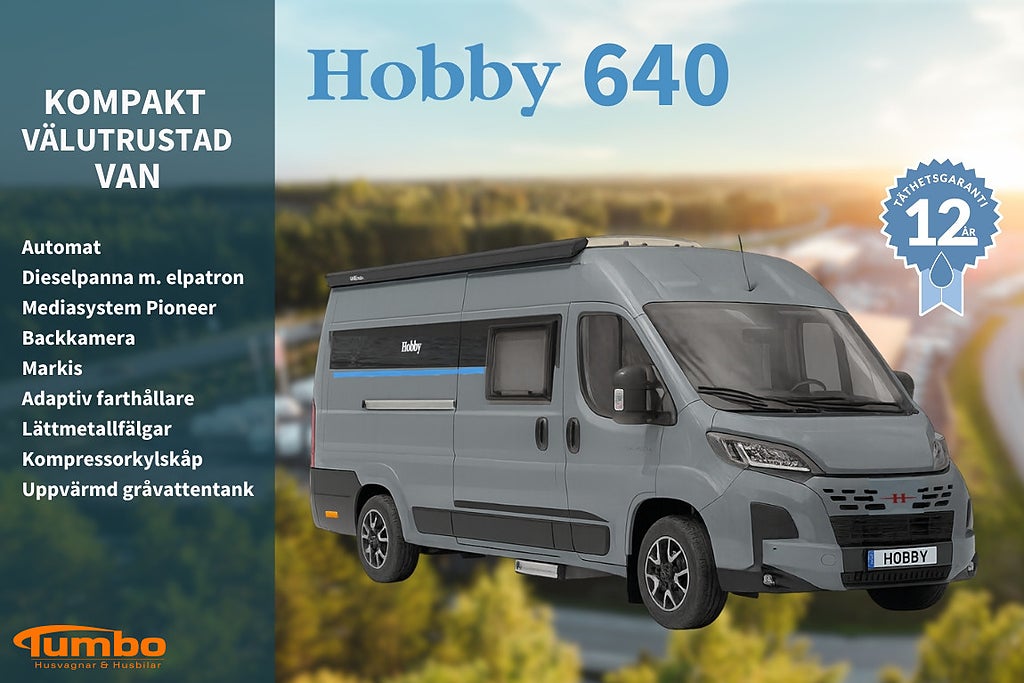 Hobby ONTOUR VAN 640 ET Automat 140hk Diselpanna