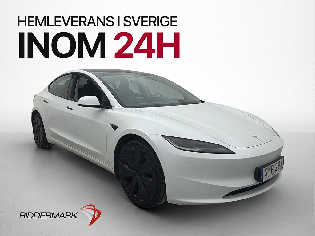 Tesla Model 3 Long Range AWD Svensksåld MOMS Panorama