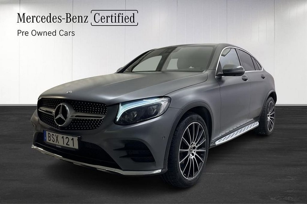 Mercedes-Benz GLC 220 d Coupé 4MATIC AMG/SoV/Drag/D-Värmare/Burmester/Taklucka/360