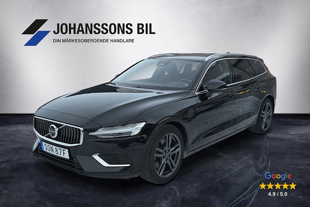 Volvo V60 Recharge T6 AWD Core Edition Google Kamera Värmare Drag