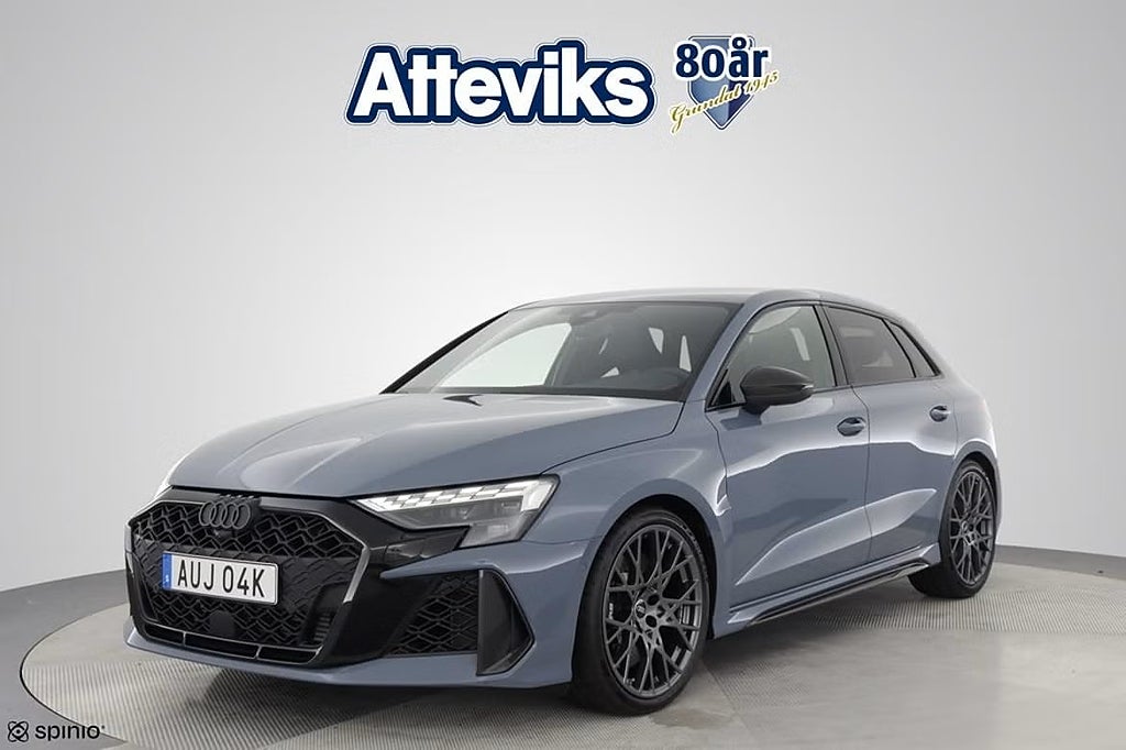 Audi RS3 RS 3 Sportback 400hk / Lagerbil / Leasebar / Skalstolar