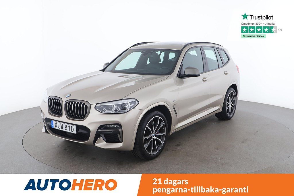 BMW X3 M40d Steptronic / Dragkrok, M-Värmare, H/K, 340 HK