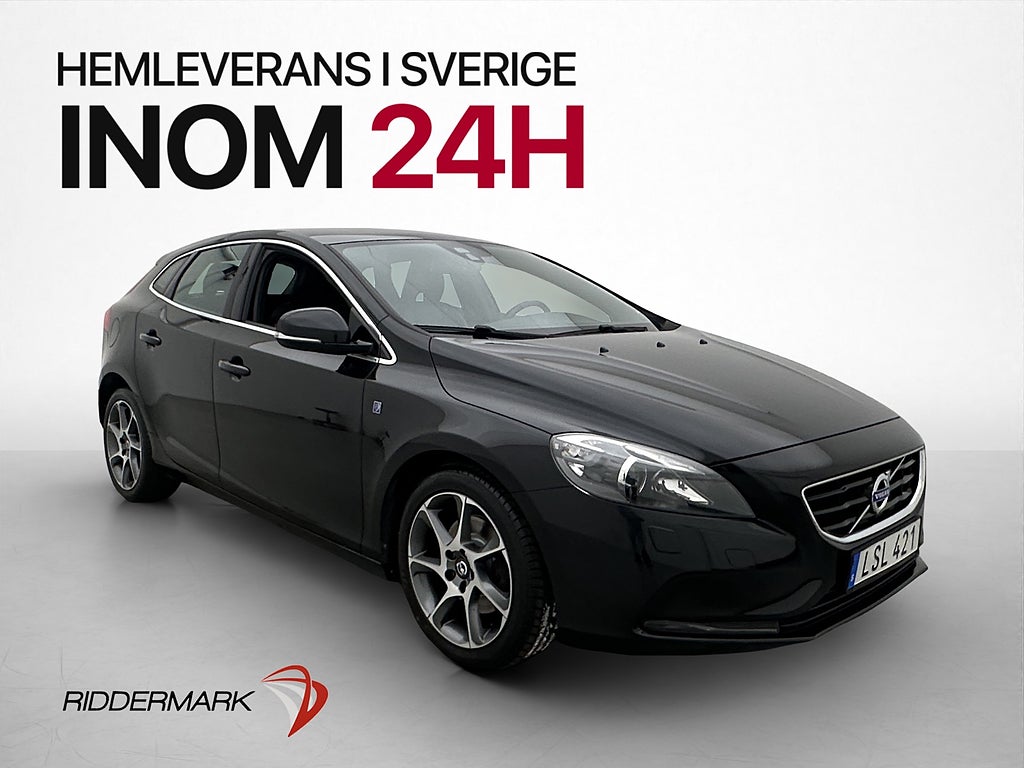 Volvo V40 T3 150hk Ocean Race Pano Skinn Värmare Navi Drag