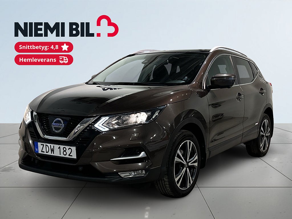 Nissan Qashqai 1.2 DIG-T Panorama 360° Kamera Mvärm GPS Psens S/V-hjul
