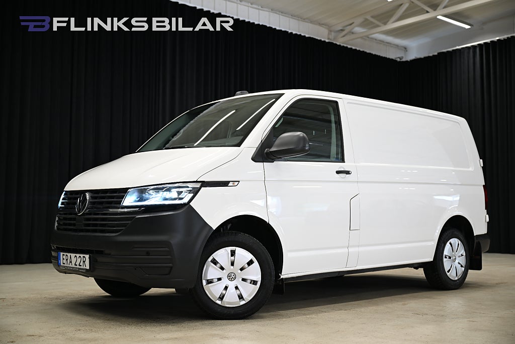 Volkswagen Transporter TDI DSG 150HK V-Inredd|Värmare|LED|3-Sits|Leasbar