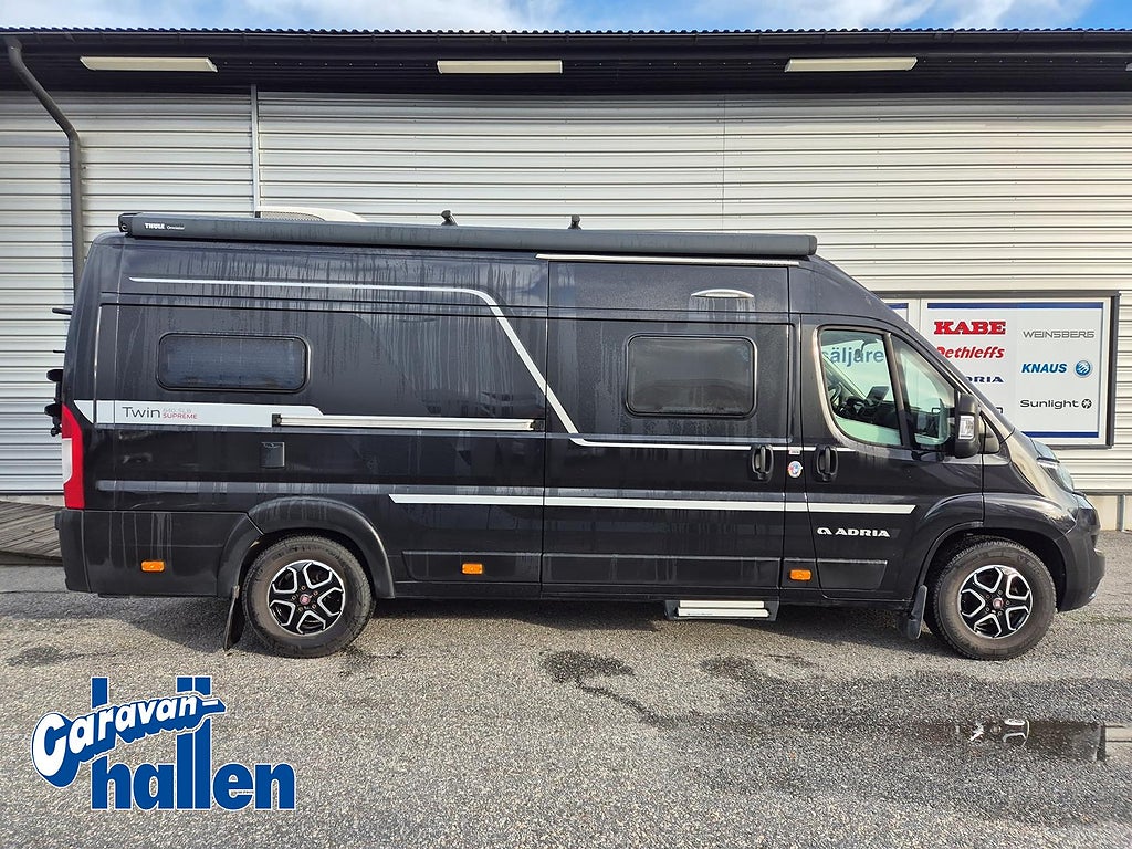Adria Twin Supreme 640 SLB (Alde/AC-bodel/Litium/Solpanel/Dragkrok/mm)