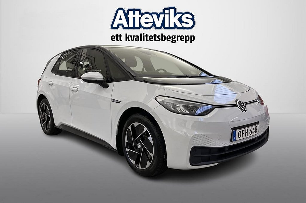 Volkswagen ID.3 Pro Performance 204 hk / 58 kWh *Cykelhållare*